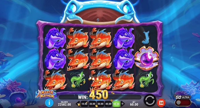 Manta Mayhem - teaglaim buaiteach sa bhuncluiche