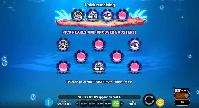 Manta Mayhem - rogha feabhsaitheoirí roimh na Free Spins