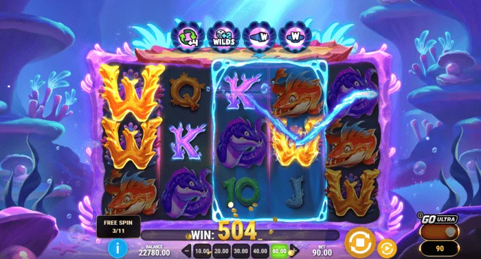 Manta Mayhem - bua sna Free Spins le Sticky Wild